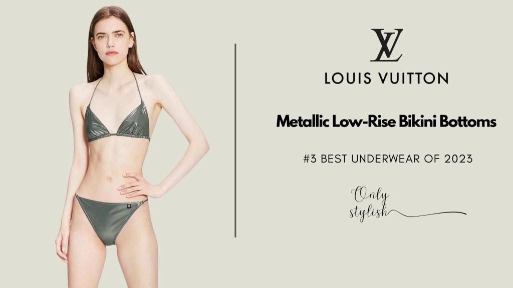 Louis Vuitton - Metallic Low-Rise Bikini Bottoms