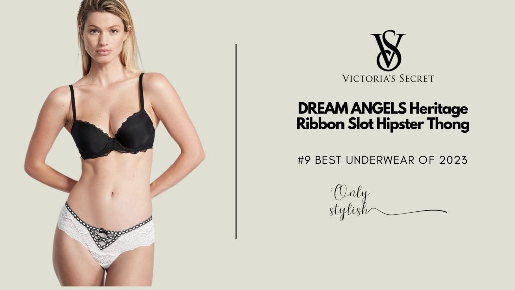 Victoria's Secret - DREAM ANGELS Heritage Ribbon Slot Hipster Thong