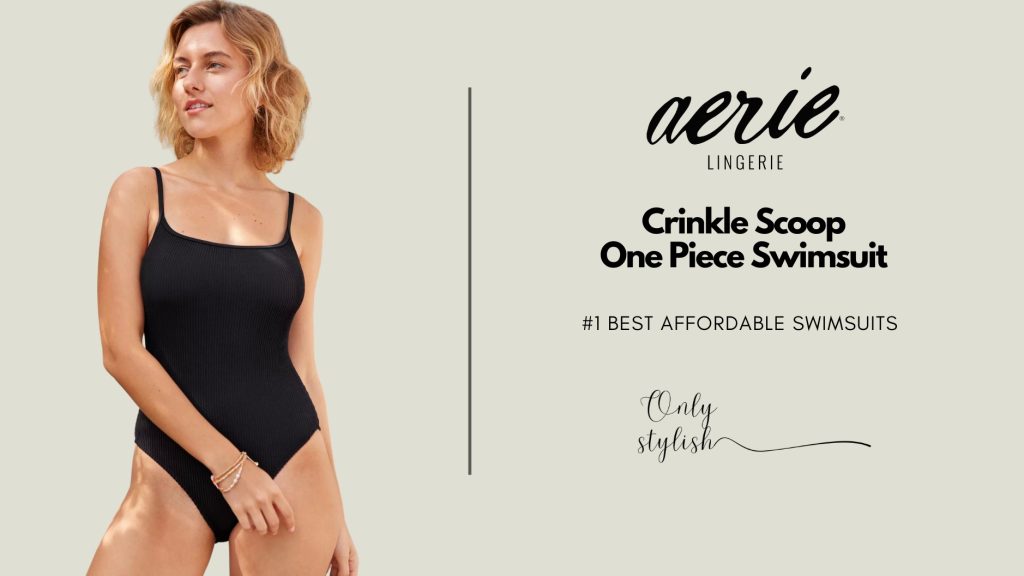 Aerie - Crinkle Scoop One Piece Swimsuit